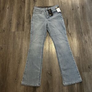 LEE WOMEN'S ULTRA LUX COMFORT WITH FLEX MOTION BOOTCUT JEANS Sz 10 High Rise